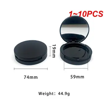 1~10BUC dublu pulbere cutie goală portabil magnetic cosmetice gol container potrivit pentru fard de ochi,fard de obraz,compact