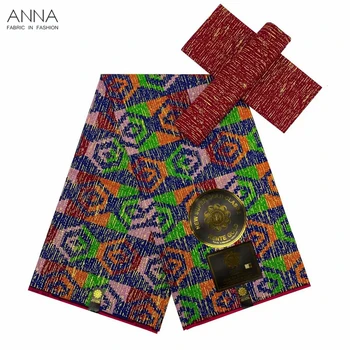 Africa de Aur Ceara Tesatura Bumbac 100%, Ghana, Nigeria Stil Pagne 2+4 Metri de Cusut Materiale de Imprimare de Moda Ankara Tesatura VLG-23