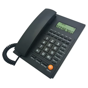 Buton mare Telefon Tare Volume Telefon Fix cu Display LCD de Apelare cu Fir de Telefon pentru Casa Hotel Birou