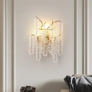 Cristal De Lux Lampa De Perete Decor Dormitor G9 Bec Led De Perete Sconces De Iluminat Interior Decor Pentru Perete De Lumină Interioară