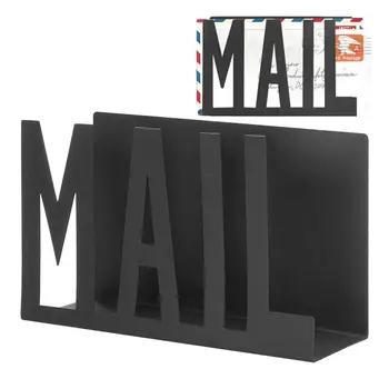 E-Mail Titular De Black Metal Decupaj Rack Pentru Organizarea Uri Organizației Școlare Negru, Elegant, E-Mail Suport Pentru Agende Plicuri
