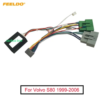 FEELDO Masina 16pin Audio Cabluri Cu Canbus Cutie Pentru Volvo S80 99-06 Aftermarket Stereo de Instalare de Sârmă Adaptor