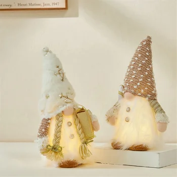 Gnome Crăciun fără Chip de Papusa Crăciun Fericit Decor pentru Acasă de Crăciun Ornament Crăciun Navidad Natal Cadouri de Anul Nou -O