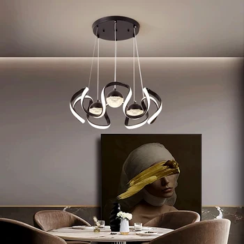 Modern, masa de sufragerie Pandantiv lumini iluminare interioară lampă de Tavan agățat lumina led Lustre pentru camera de zi interior iluminare