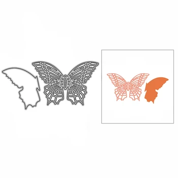 Noi de Craciun Papilio Fluture Ambarcațiunile de Relief 2021 Tăiere a Metalelor, Matrițe, pentru Decor DIY Scrapbooking Album de Luare de Card Nu sunt Timbre