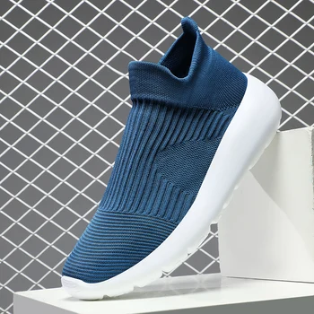 Nou Pantofi Casual Tricotate Pereche de Pantofi Respirabil și Versatile, se Potrivesc se Potrivesc Platformă Ușor Elastic Alb Culoare Adidași