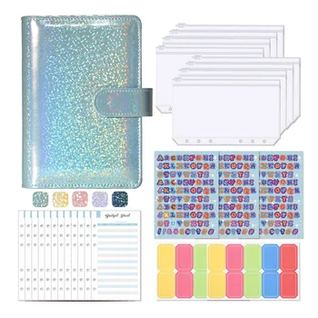 Pline de culoare Catarama cu Slot pentru Card de Notebook-uri Luminoase de Culoare Reîncărcabile Notebook pentru Stilouri Rollerball Pixuri cu Gel Pixuri