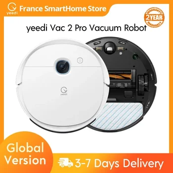 Yeedi Vac 2 Pro Vid Robot Aspirator Auto Umed si Uscat Colector Matura Praf Built-In Mop WiFi App de Control mai Curat