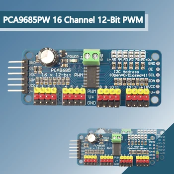 1BUC PCA9685 16CH Canal 16 12-Bit PWM Servo Driver I2C IIC Interfață Scut Bord Modulul de Robot PCA9685