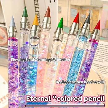 1buc pline de culoare Nelimitat de Scris Creion Nu Stilou cu Cerneală Magică Fără de Ascutit Creioane Pictura Consumabile Noutate Cadouri Papetarie