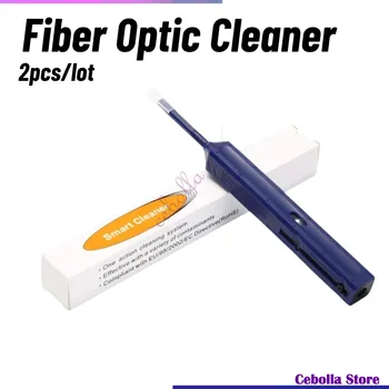2 buc One-Click 1.25 mm LC MU Conectori de Fibra Optica ToolsFiber Optică Conector Curat Pen
