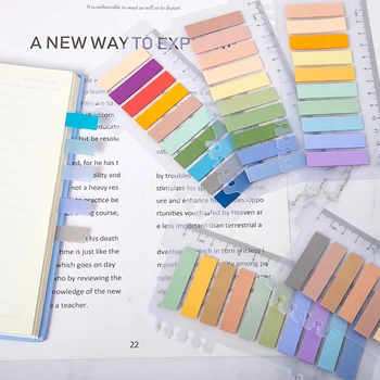 200 De Coli Morandi Culoare Sticky Notes Page Markere Memo Pad Autocolante Drăguț Index File Notepad Birou Rechizite Școlare