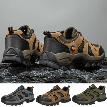 2023 Bărbați Drumeții Pantofi Anti-Alunecare Pantofi în aer liber pentru Om Respirabil, Confortabil de Mers pe jos de Trekking de Vânătoare Tactice Adidași