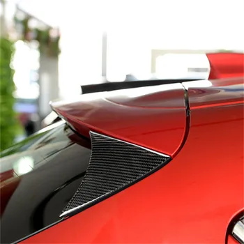 2x Geam Spate Spoiler Capacul Ornamental Cadru Real Fibra de Carbon Pentru Mazda3 Axela 14-18