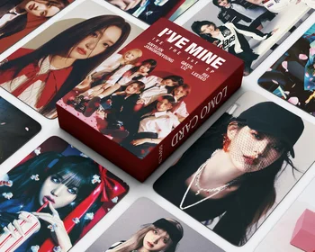 55Pcs Kpop IVE Lomo Card Photocards Nou Album IVE MEA de Înaltă Calitate, Fotografie carte Poștală de Imprimare Carduri de Imagine REI LIZ Fanii Cadou