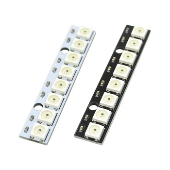 8-Canal WS2812 5050 RGB Built-In LED-uri Lumina de Culoare Modul de Driver Pentru Arduino