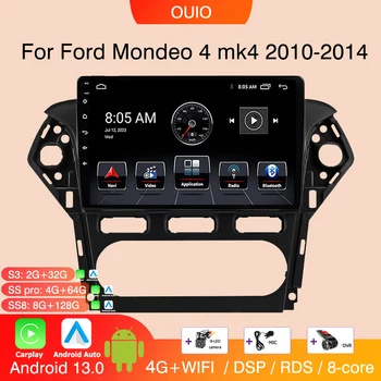 Android 13 radio Pentru Mondeo 4 mk4 2010 2011-2013 2014 stereo Auto Multimedia Player Video carplay Auto Navigație GPS 2din nici un dvd