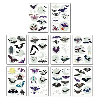 Animale Comutator Autocolante Pentru Camera Copii Decorațiuni 3d Bat Autocolant Amuzant Atmosfera de Halloween Autocolant Tatuaj de Perete Decalcomanii