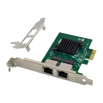 BCM5720 PCIE X1 Gigabit Ethernet placa de Retea Dual Port Server de Rețea, Adaptor de Card Compatibil cu WOL, PXE VLAN