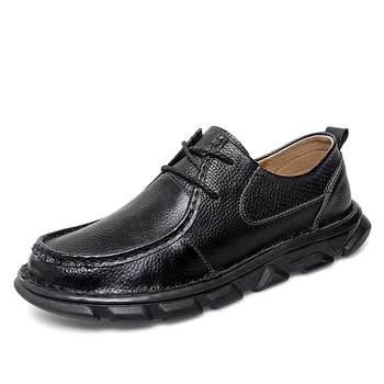 Brand Piele naturala Barbati Casual Pantofi Ușoare Oameni de Afaceri Pantofi Bărbați Confortabil de Conducere Pantofi Mocasini Barbati Adidasi