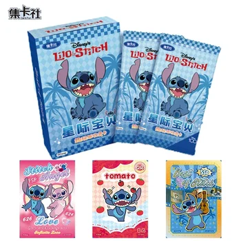 Cardul De Distracție Disney Lilo & Stitch Comemorative Cărți Noi Anime Cusatura De Colectie Carte De Cutii De Joc De Colectie Carte Pentru Copii Jucarii Cadou