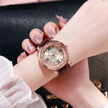 Casual Cuarț Ceas De Mână De Sex Feminin Doamnelor Diamant Ceas Casual Curea De Ceas La Modă Stil Simplu Cuarț Ceas De Mână Reloj Mujer