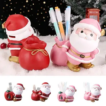 Crăciun Toc Decorare Moș Crăciun Decorare Ornament Toc Colectie De Economisire Suport Stilou Cutie De Depozitare Pentru Copii Cadouri