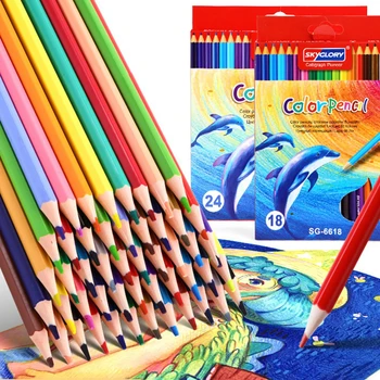Culoare Set Non-toxice Profesionale Desen Creion Pentru Studenții Adulți Scris de Pictură Schiță Instrument de Papetărie, Rechizite Școlare