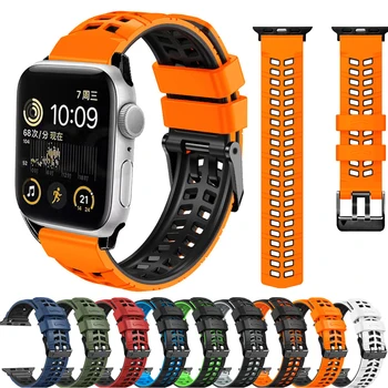 Curea din silicon Pentru Apple Watch Ultra 49mm Trupa SE 8 7 45mm 41mm Watch Sport Brățară Pentru iwatch Seria 6 5 4 44mm 42mm 40mm Trupa
