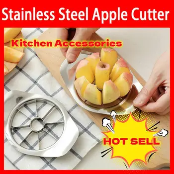 Din Oțel Inoxidabil Apple Cutter De Bucatarie Accesorii Creative Feliator De Legume Fructe Instrument De Fructe Split De Tăiere Bucătărie Gadget Instrumente