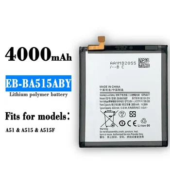 EB-BA515ABY de Înaltă Calitate Baterie de schimb Pentru Samsung Galaxy A51 A515 A515F Telefon Mobil Built-in Ultima Baterii