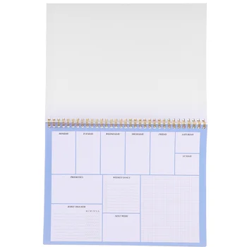 Engleză Programul Notebook Agenda Scris Notebook Elevii Planificator Săptămânal Notepad