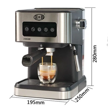 Filtru de cafea Espresso Automate Electrice cu Oală de Sticlă pentru Acasă Semi-Automată Mașină de Cafea