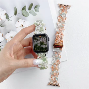 Fluture rășină curea ceas pentru Apple Watch iwatch765/se generație mici răcoritoare personalizate trupa încheietura mâinii 41 44 45 49 40