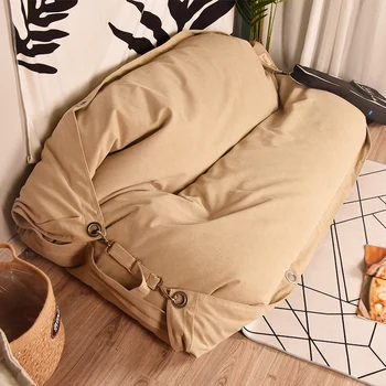 Leneș Canapea Single Supradimensionate Sac De Fasole Tatami Dormitor Cu Pat Dublu, Fotoliu Mic Apartament Canapea Extensibilă