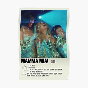 Mamma Mia Film Minimalist Poster Poster De Arta Murala Amuzant Acasă Imagine Decor Perete Cameră De Imprimare Decorațiuni De Epocă Modernă, Nici Un Cadru