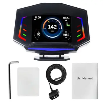 Obd2 Indicator de Afișare Auto Universal HUD Head Up Display Obd2 Ecartament Display Digital, Vitezometru GPS Cu Speedup Test Test de Frânare