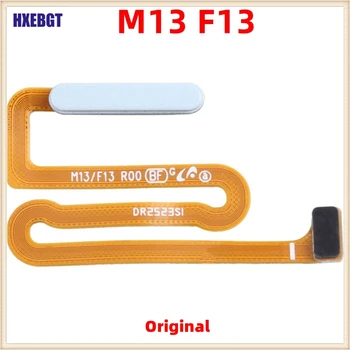 Original Butonul de Alimentare de Amprente Cablu Flex Pentru Samsung Galaxy M13 M135 F13 Touch ID-ul de Conectare Flex Cablu piesa de schimb