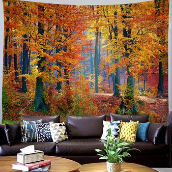 Pădure, Râu tapiserie Verde peisaj natural agățat de Perete de decorare camera de zi Dormitor decorative 