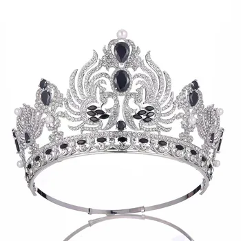 Reglabil Nunta Coroana de Mireasă articole pentru acoperirea capului Spectacol de teatru Diademe Ziua de naștere a Reginei Petrecere pentru Concurs Miss Caciula Accesorii