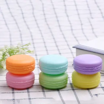 Scrub buze Borcan de Mini Cosmetice Container de Proba 5g 10g Crema Cutie de Culoare Macaron Forma Drăguț Buze Film Borcane de Unghii Sclipici Sticla