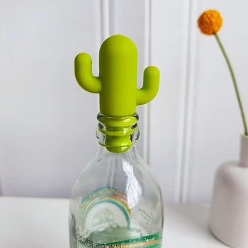 Silicon Cactus Sticla de Vin Dop Proaspete-păstrarea Sigilat Sticla cu Dop ermetic Sticla de Bere Dop de Sampanie, Bar de Bucătărie Gadget