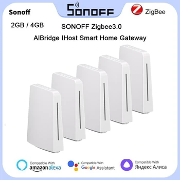 SONOFF 2/4G Zigbee 3.0 AlBridge 5V--2A IHost Smart Home Gateway de Tip C RJ45 IHost Smart Home Hub Smart Home Gateway Smart Switch