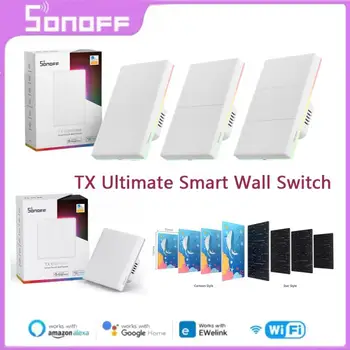 SONOFF TX Final Inteligent Comutator de Perete UE/US Full Touch Access Lumină LED-uri Edge Multi-Senzoriale de Control prin intermediul Alexa Google Acasa eWeLink
