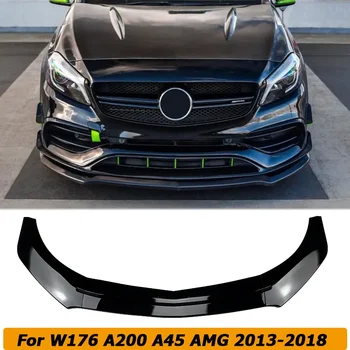 Spoiler fata Buze Pentru Mercedes Benz W176 O Clasă A200 A260 A45 AMG 2013-2018 Spoiler Partea Splitter Canards Acoperi Accesorii Auto