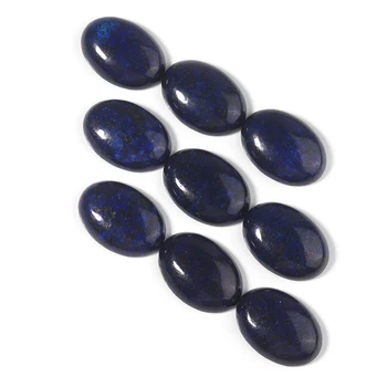 Xinyao 10buc Lapis Lazuli Cabochon Tava Pandantiv Accesorii pentru Bijuterii DIY Face